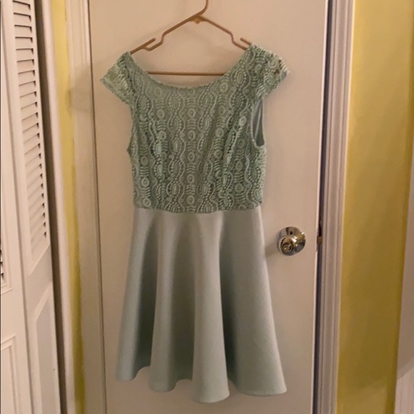 francesca's mint green dress AW.Bridal A-line V-Neck Floor Length Sleeveless Pleat Ruffles Tiered Long Bridesmaid Dresses Dress Sage Green Size 8